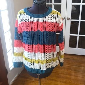 Lularoe stripped knit  🧶 sweater